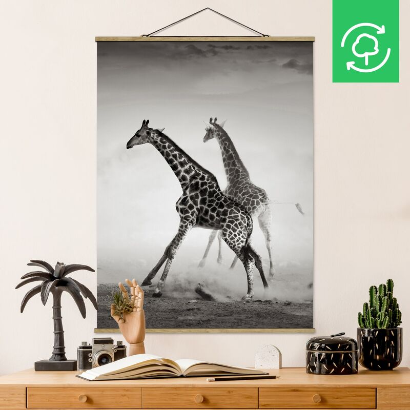 

Imagen de tela - Giraffe Hunting - Alto 4:3 Dimensión LxA: 106.5cm x 80cm