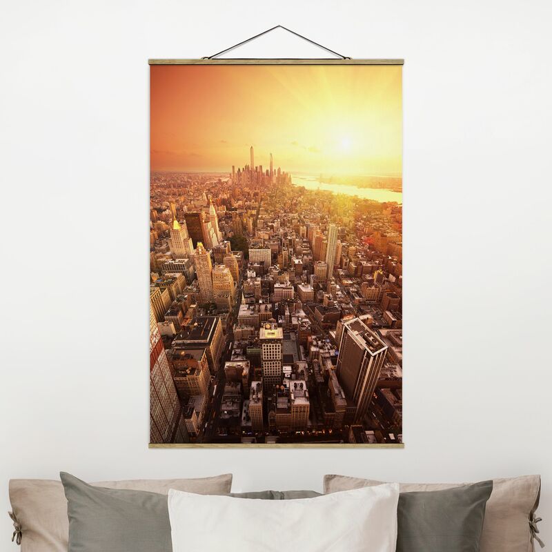 

Imagen de tela - Golden City - Alto 3:2 Dimensión LxA: 120cm x 80cm