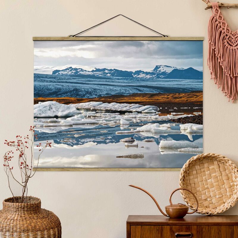 

Imagen de tela - Glacier Lagoon - Apaisado 3:4 Dimensión LxA: 75cm x 100cm
