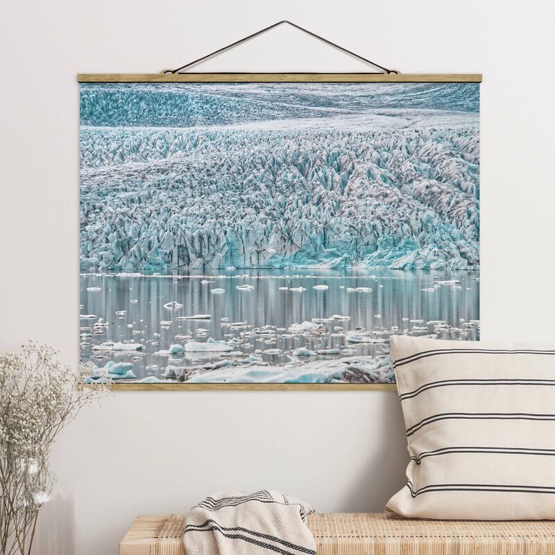 

Imagen de tela - Glacier On Iceland - Apaisado 3:4 Dimensión LxA: 26cm x 35cm