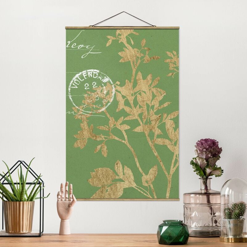 

Imagen de tela - Golden Leaves On Lind II - Alto 3:2 Dimensión LxA: 120cm x 80cm