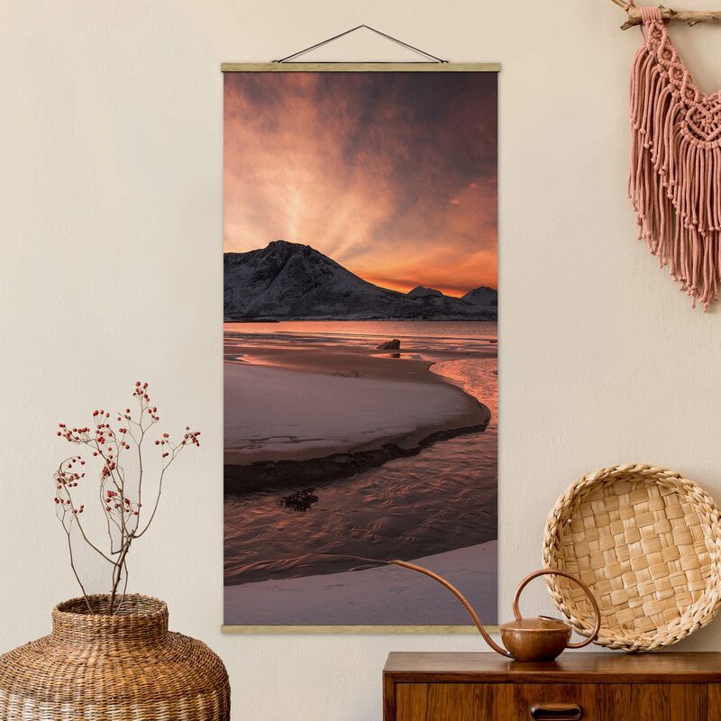 

Imagen de tela - Golden Sunset - Alto 2:1 Dimensión LxA: 70cm x 35cm