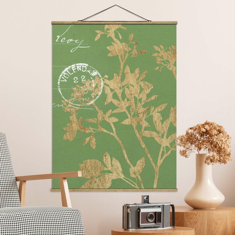 

Imagen de tela - Golden Leaves On Lind II - Alto 4:3 Dimensión LxA: 66.4cm x 50cm