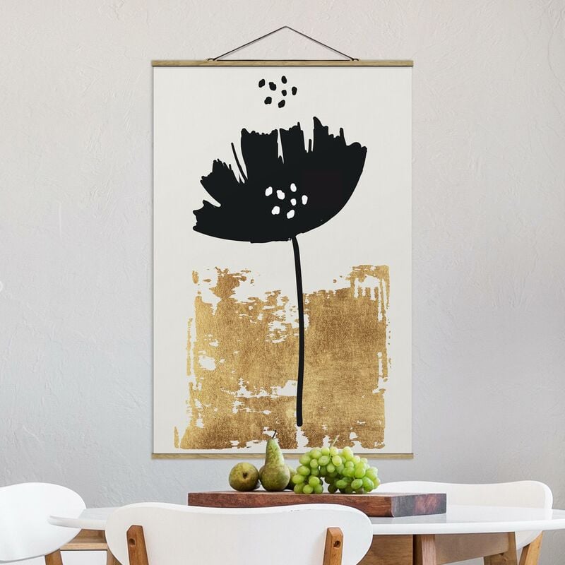 

Imagen de tela - Golden Poppy Flower - Alto 3:2 Dimensión LxA: 75cm x 50cm