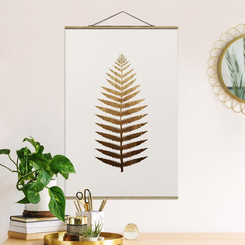 

Imagen de tela - Golden Leave - Fern - Alto 3:2 Dimensión LxA: 52.5cm x 35cm