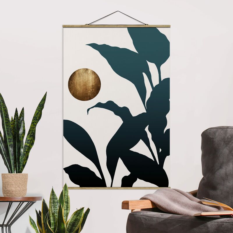 

Imagen de tela - Golden Moon In The Jungle - Alto 3:2 Dimensión LxA: 75cm x 50cm