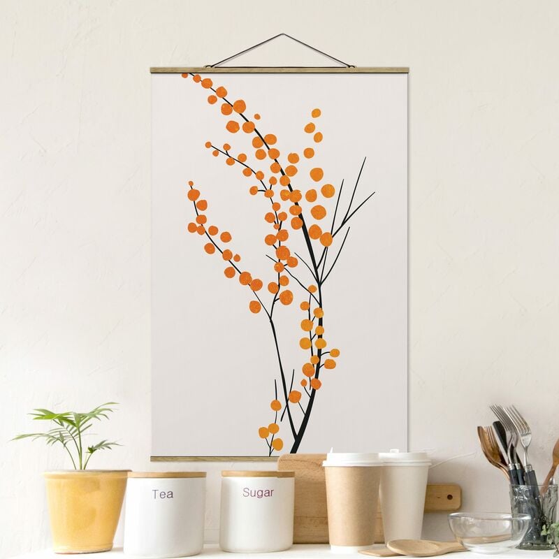 

Imagen de tela - Graphical Plant World - Berries Orange - Alto 3:2 Dimensión LxA: 150cm x 100cm