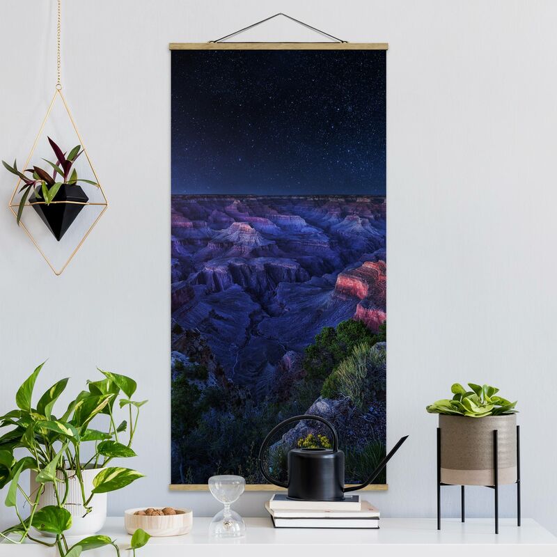

Imagen de tela - Grand Canyon Night - Alto 2:1 Dimensión LxA: 100cm x 50cm