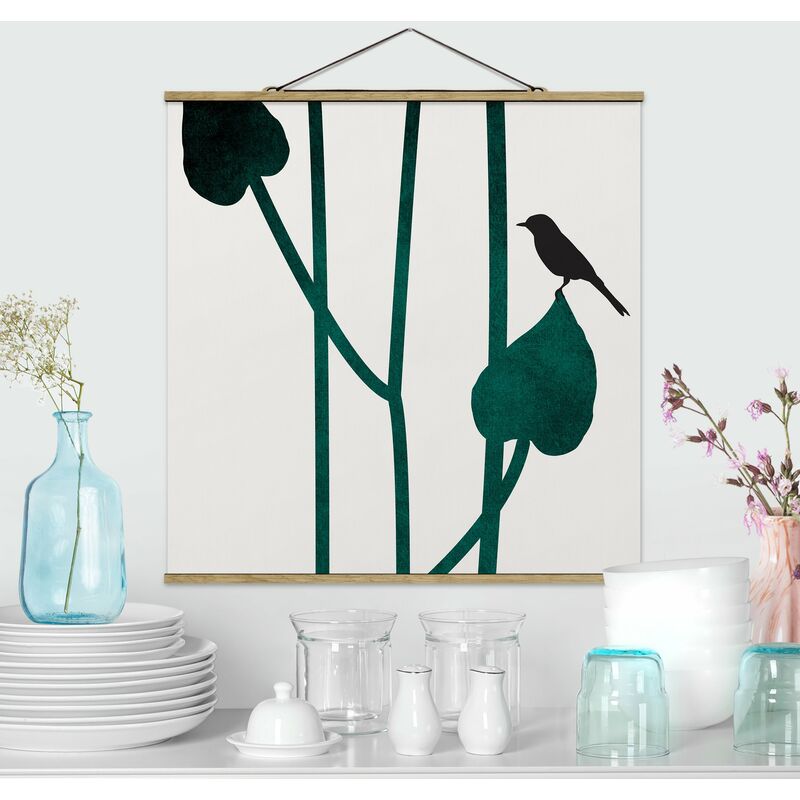 

Imagen de tela - Graphical Plant World - Bird On Leaf - Cuadrado 1:1 Dimensión LxA: 80cm x 80cm