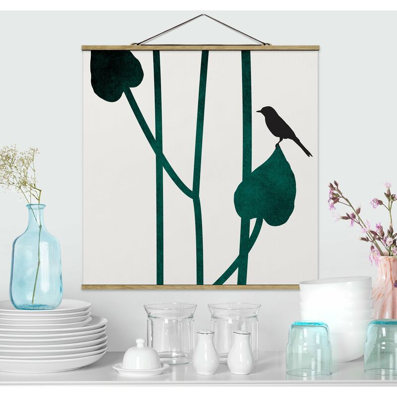 

Imagen de tela - Graphical Plant World - Bird On Leaf - Cuadrado 1:1 Dimensión LxA: 100cm x 100cm