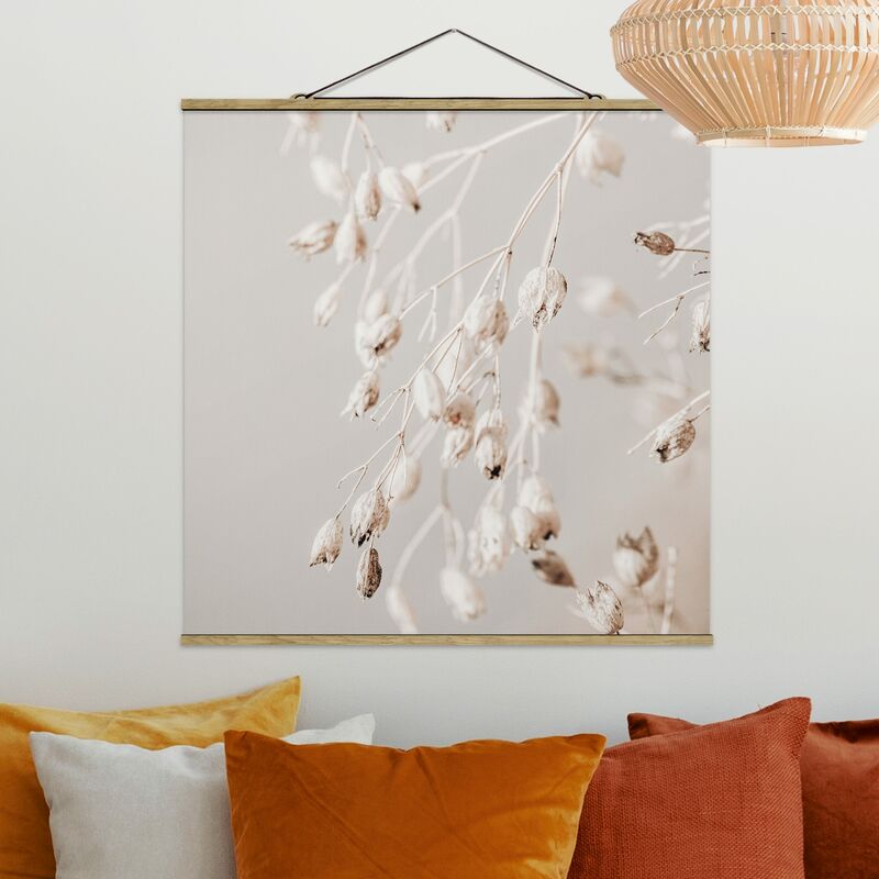 

Imagen de tela - Hanging Dried Buds - Cuadrado 1:1 Dimensión LxA: 50cm x 50cm