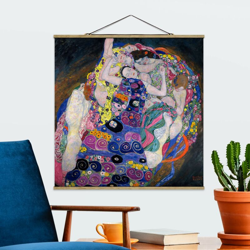 

Imagen de tela - Gustav Klimt - The Virgin - Cuadrado 1:1 Dimensión LxA: 80cm x 80cm