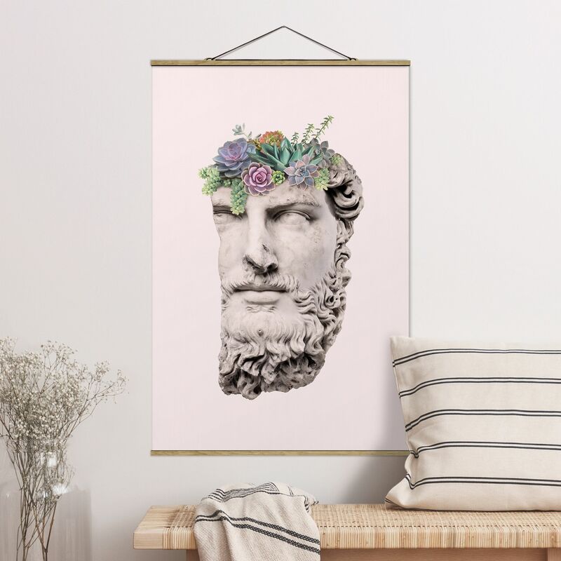 

Imagen de tela - Head With Succulents - Alto 3:2 Dimensión LxA: 120cm x 80cm