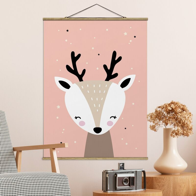 

Imagen de tela - Happy Deer - Alto 4:3 Dimensión LxA: 133.5cm x 100cm