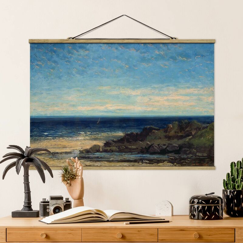 

Imagen de tela - Gustave Courbet - Blue Sea - Apaisado 2:3 Dimensión LxA: 33.5cm x 50cm