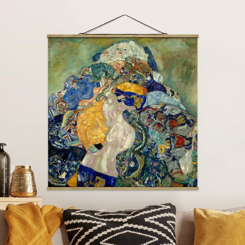 

Imagen de tela - Gustav Klimt - Baby (Cradle) - Cuadrado 1:1 Dimensión LxA: 100cm x 100cm