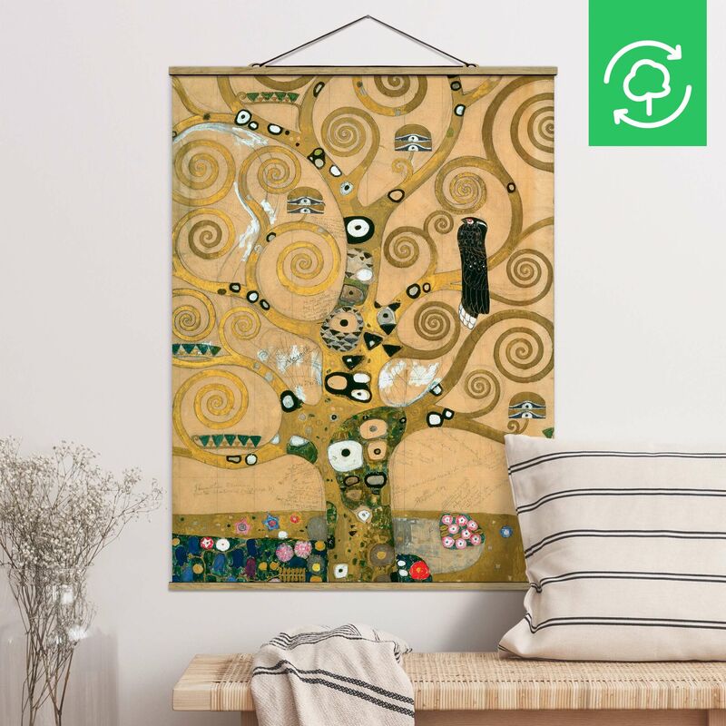 

Imagen de tela - Gustav Klimt - Tree Of Life - Alto 4:3 Dimensión LxA: 133.5cm x 100cm