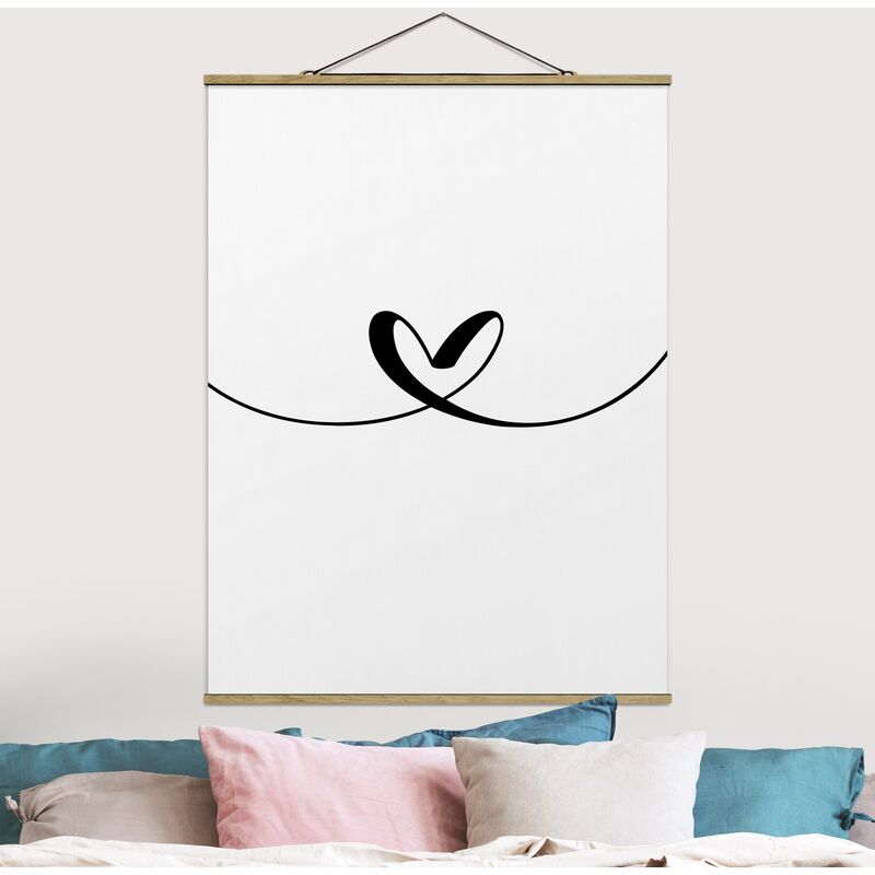 

Imagen de tela - Heart - Alto 4:3 Dimensión LxA: 133.5cm x 100cm