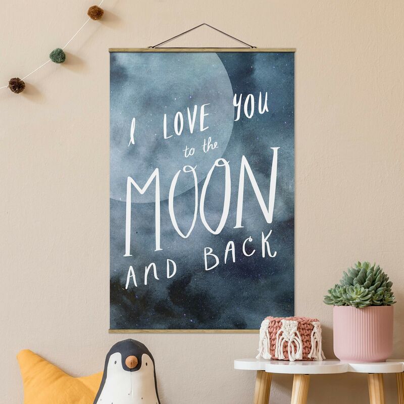 

Imagen de tela - Heavenly Love - Moon - Alto 3:2 Dimensión LxA: 120cm x 80cm