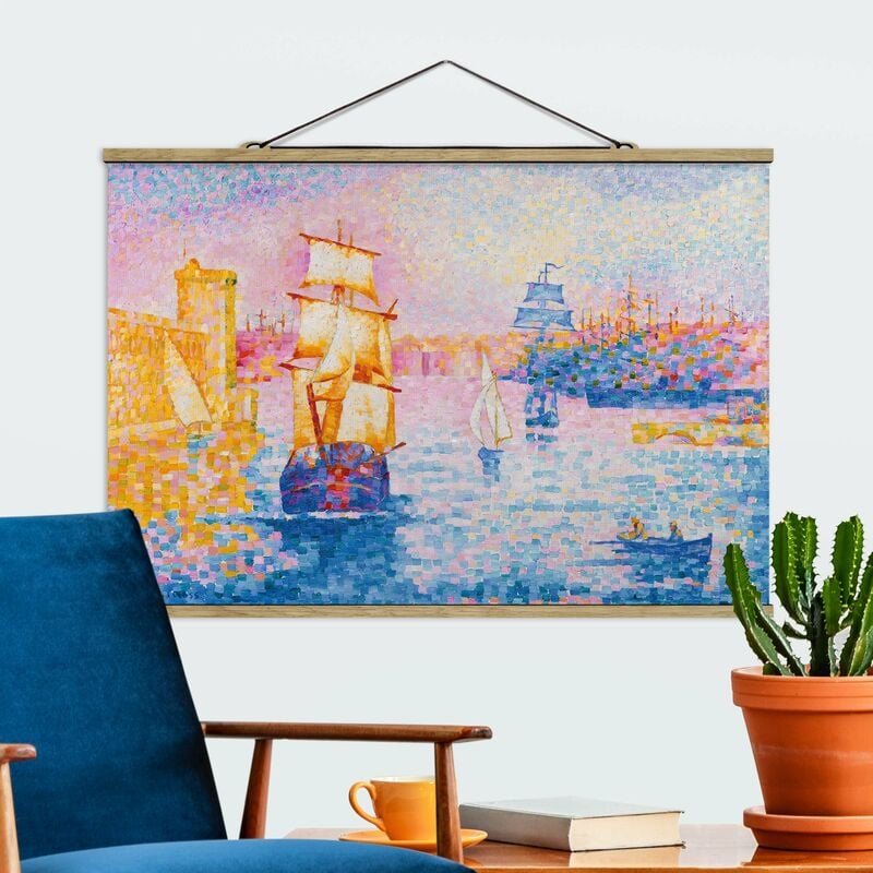 

Imagen de tela - Henri-Edmond Cross - Port De Marseille - Apaisado 2:3 Dimensión LxA: 66.5cm x 100cm