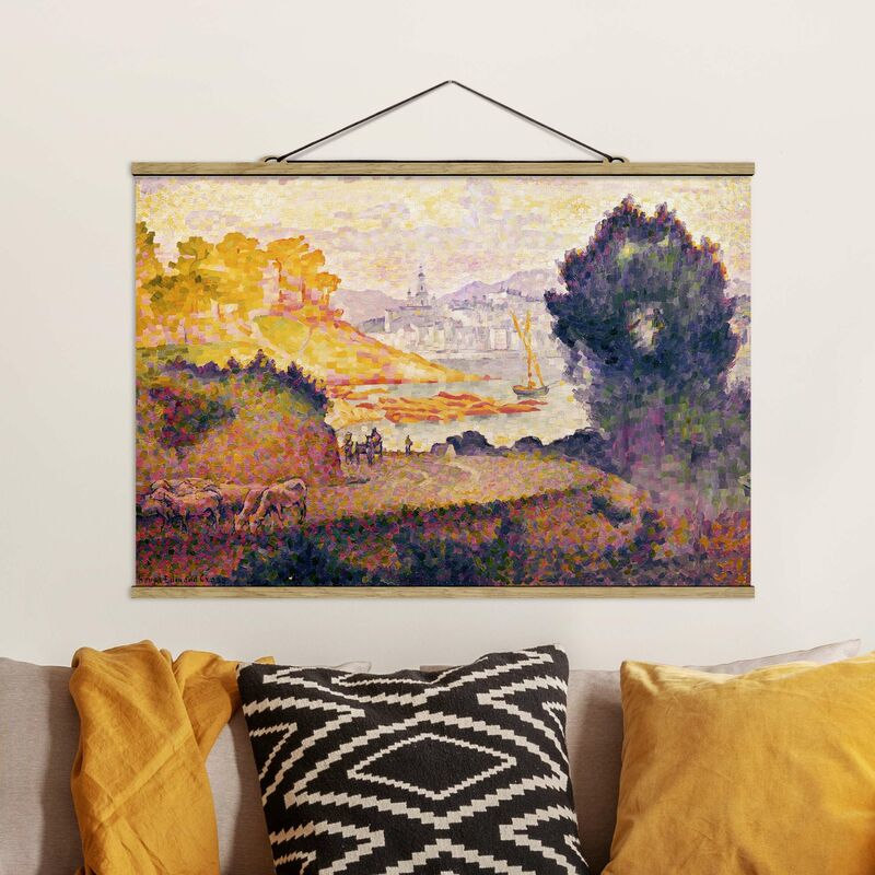 

Imagen de tela - Henri-Edmond Cross - View Of Menton - Apaisado 2:3 Dimensión LxA: 53.5cm x 80cm