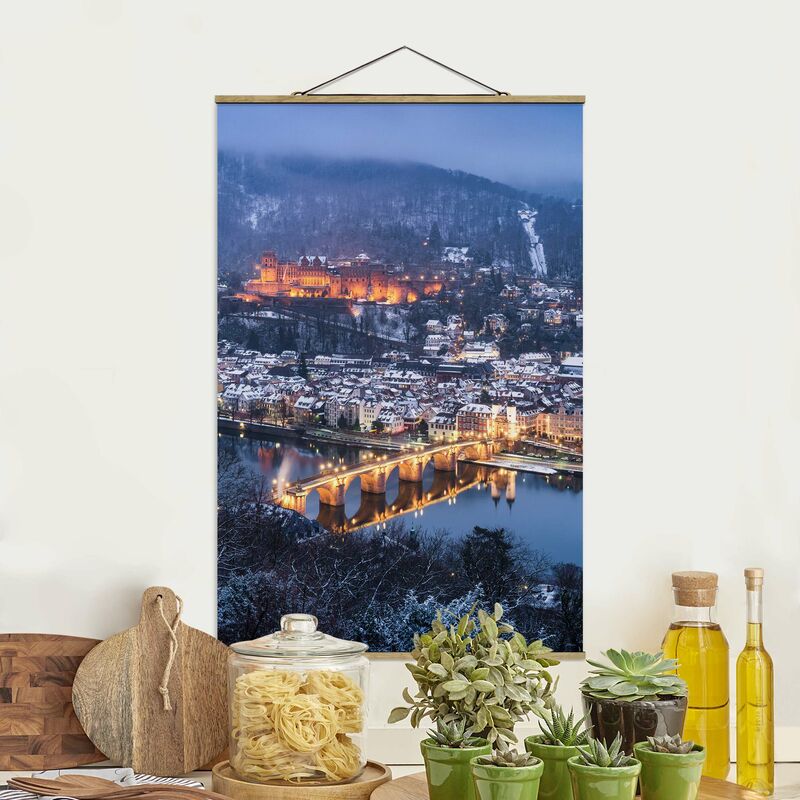 

Imagen de tela - Heidelberg In The Winter - Alto 3:2 Dimensión LxA: 75cm x 50cm