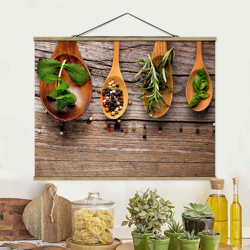 

Imagen de tela - Herbs And Spices - Apaisado 3:4 Dimensión LxA: 75cm x 100cm
