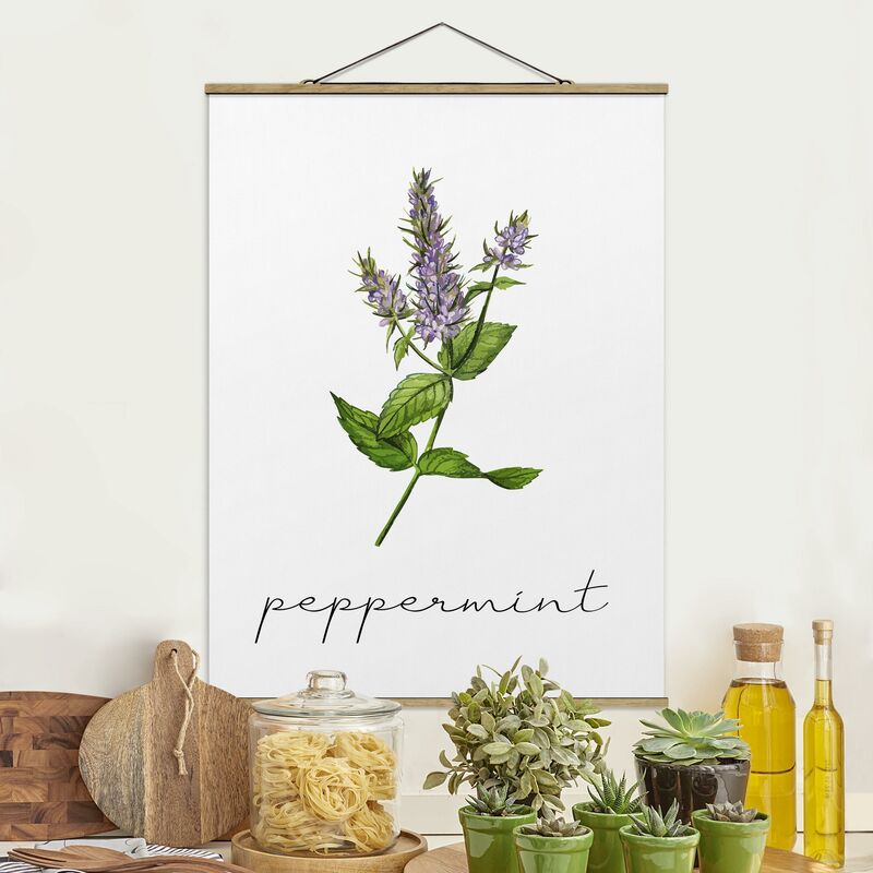 

Imagen de tela - Herbs Illustration Pepper Mint - Alto 4:3 Dimensión LxA: 66.4cm x 50cm