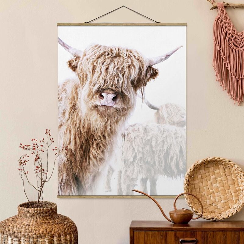 

Imagen de tela - Highland Cattle Karlo - Alto 4:3 Dimensión LxA: 133.5cm x 100cm