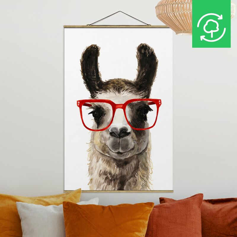 

Imagen de tela - Hip Lama With Glasses II - Alto 3:2 Dimensión LxA: 150cm x 100cm