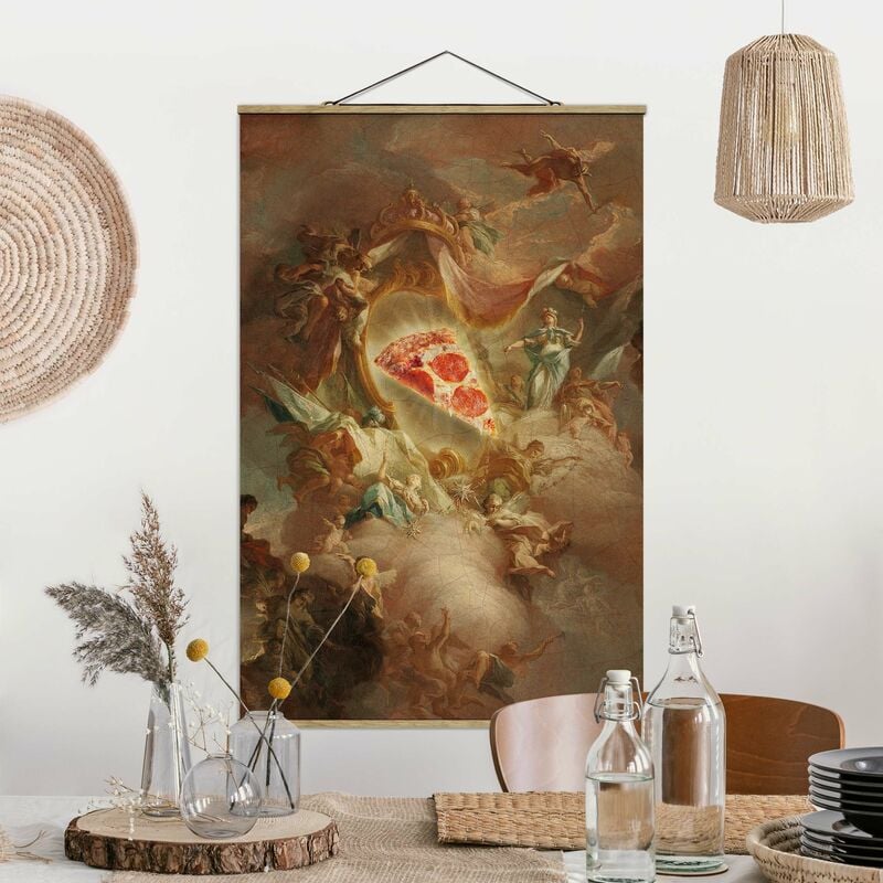 

Imagen de tela - Holy Pizza - Alto 3:2 Dimensión LxA: 150cm x 100cm