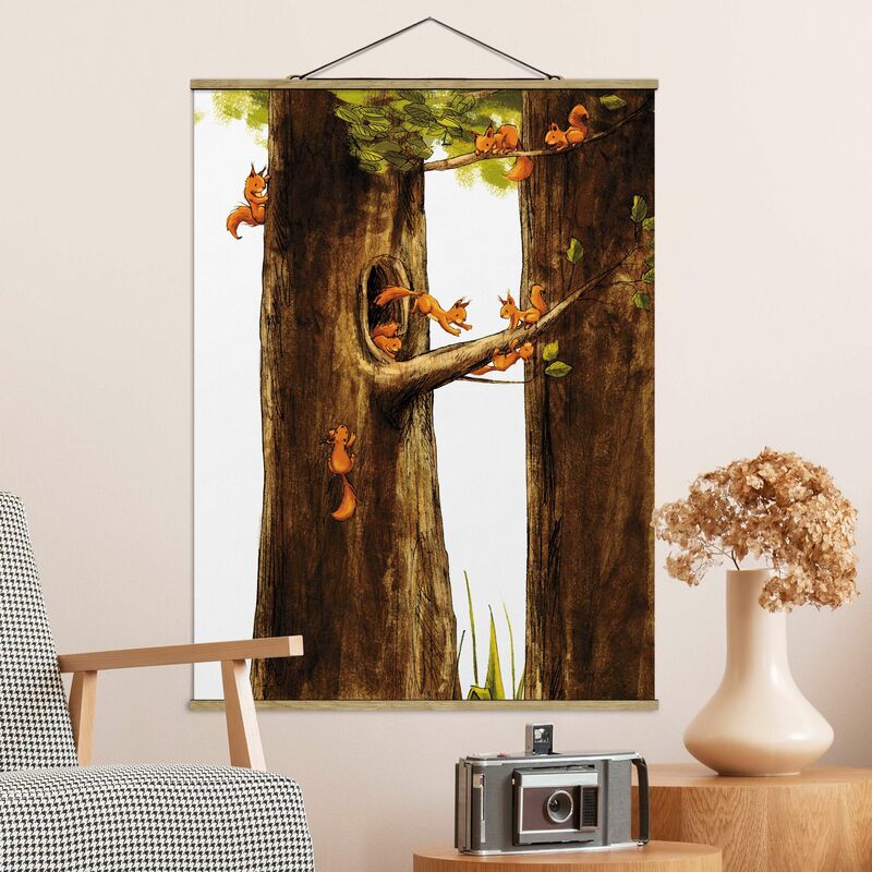 

Imagen de tela - Home Of Einhörnchen - Alto 4:3 Dimensión LxA: 106.5cm x 80cm