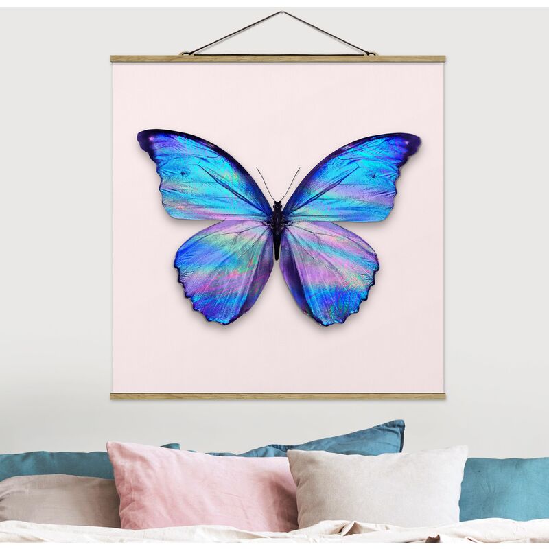 

Imagen de tela - Holographic Butterfly - Cuadrado 1:1 Dimensión LxA: 35cm x 35cm