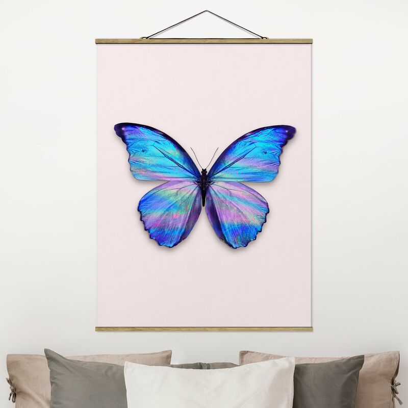 

Bilderwelten - Imagen de tela - Holographic Butterfly - Alto 4:3 Dimensión LxA: 46.5cm x 35cm