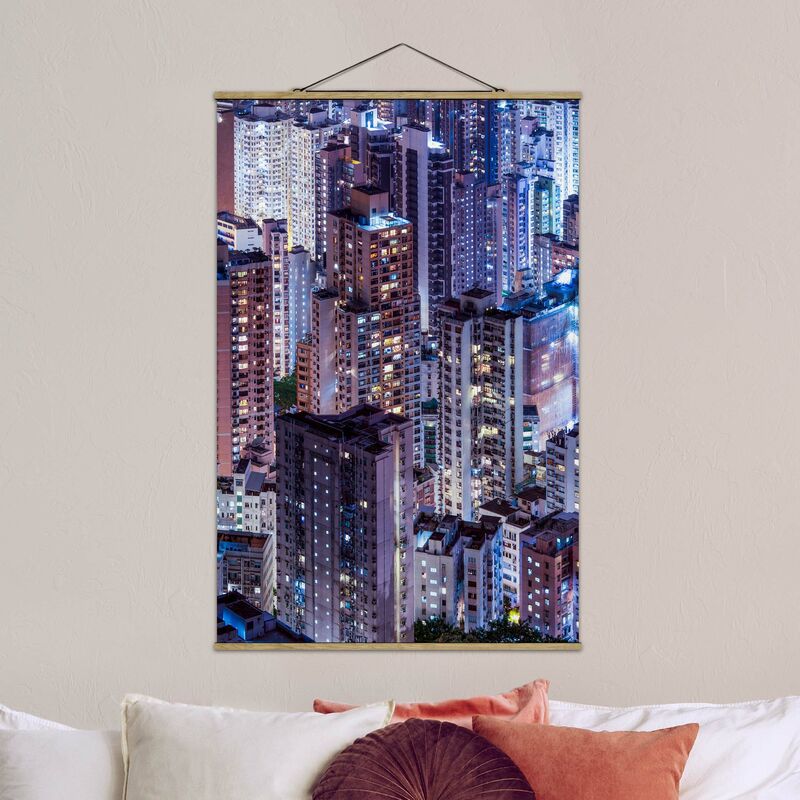 

Imagen de tela - Hong Kong Sea Of Lights - Alto 3:2 Dimensión LxA: 150cm x 100cm