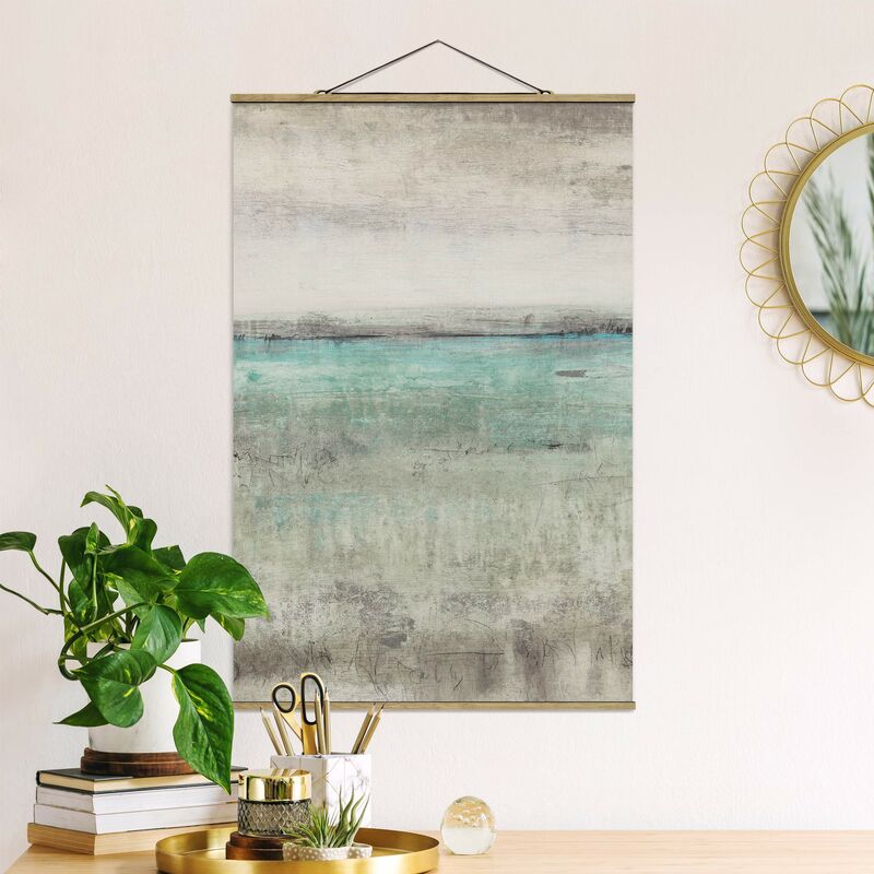 

Imagen de tela - Horizon Over Turquoise II - Alto 3:2 Dimensión LxA: 75cm x 50cm