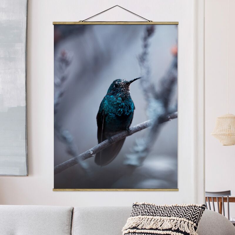 

Imagen de tela - Hummingbird In Winter - Alto 4:3 Dimensión LxA: 66.4cm x 50cm