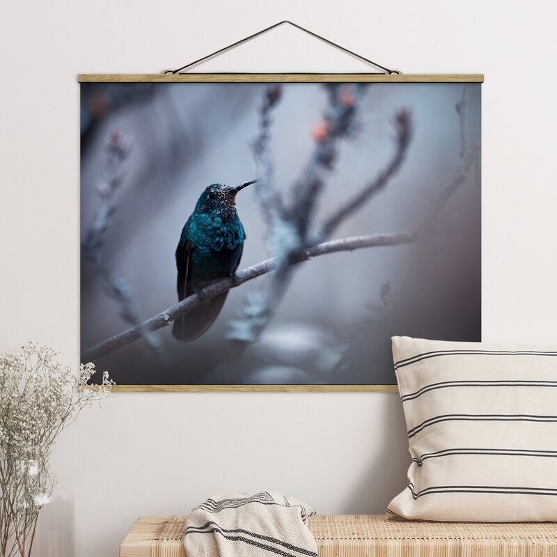 

Imagen de tela - Hummingbird In Winter - Apaisado 3:4 Dimensión LxA: 75cm x 100cm