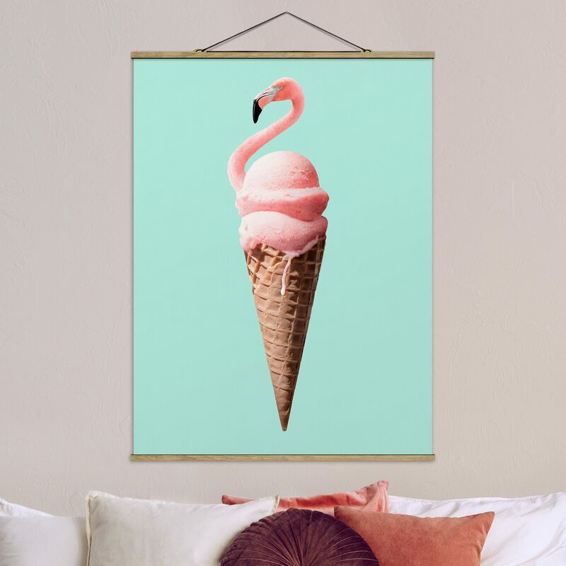 

Imagen de tela - Ice With Flamingo - Alto 4:3 Dimensión LxA: 106.5cm x 80cm