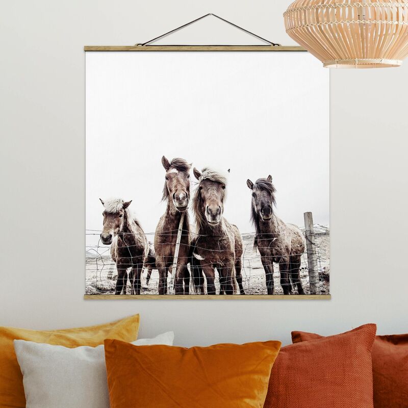 

Imagen de tela - Icelandic Horse - Cuadrado 1:1 Dimensión LxA: 35cm x 35cm