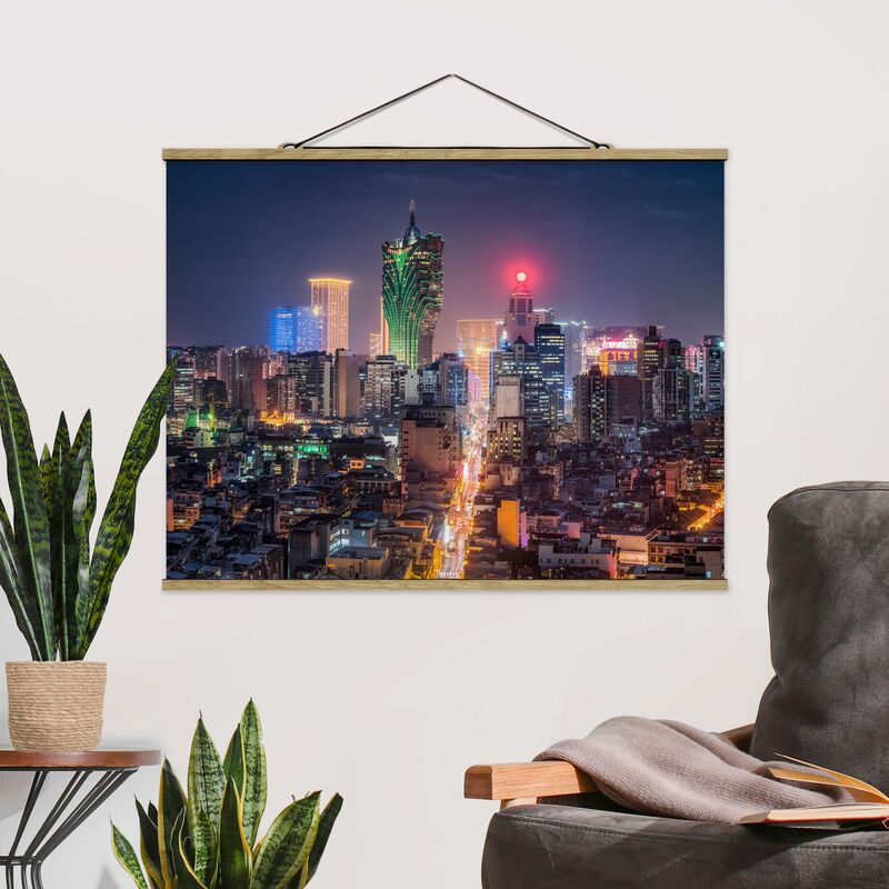 

Imagen de tela - Illuminated Night In Macao - Apaisado 3:4 Dimensión LxA: 60cm x 80cm