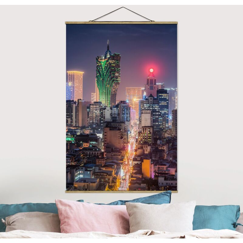 

Imagen de tela - Illuminated Night In Macao - Alto 3:2 Dimensión LxA: 150cm x 100cm