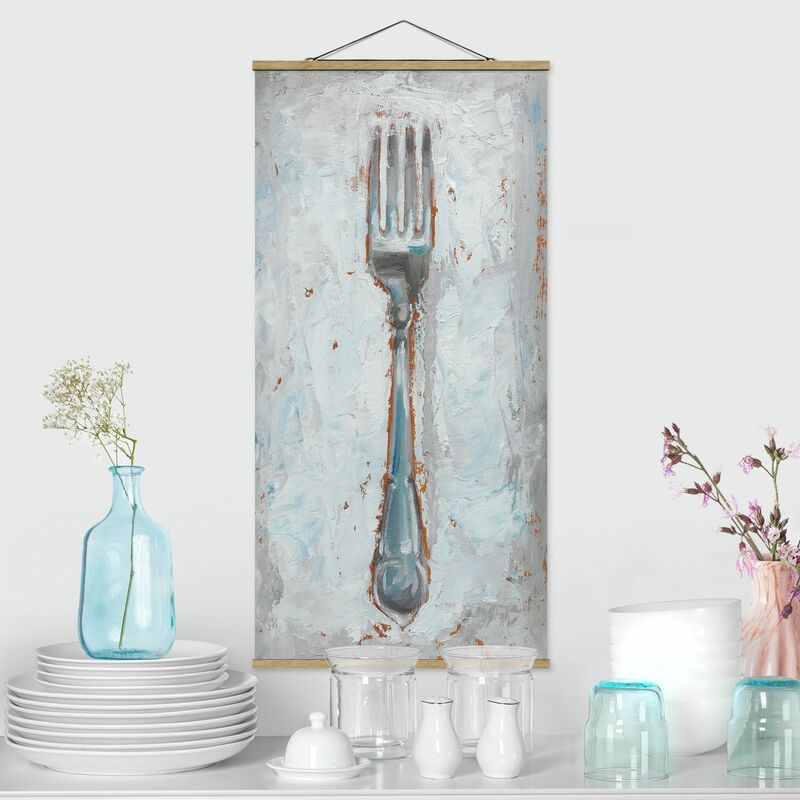 

Imagen de tela - Impressionistic Cutlery - Fork - Alto 2:1 Dimensión LxA: 100cm x 50cm