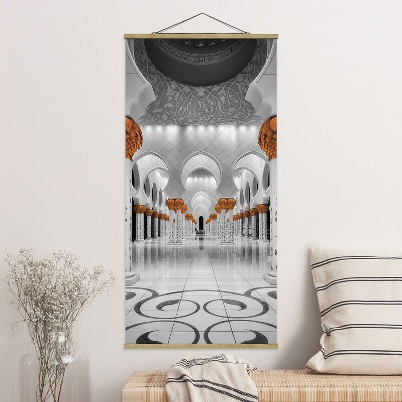 

Imagen de tela - In The Mosque - Alto 2:1 Dimensión LxA: 100cm x 50cm