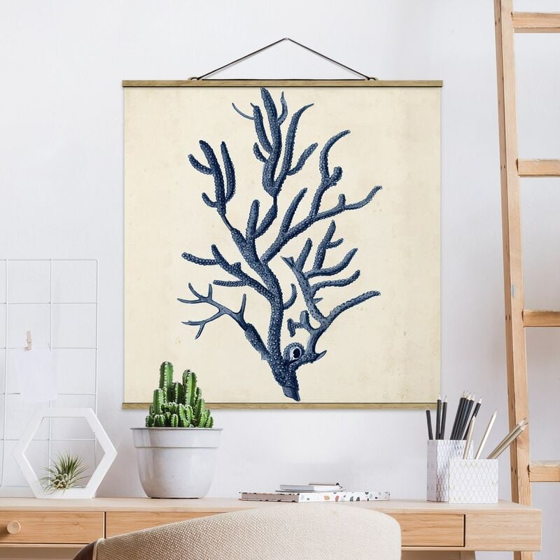 

Imagen de tela - Indigo Coral II - Cuadrado 1:1 Dimensión LxA: 80cm x 80cm