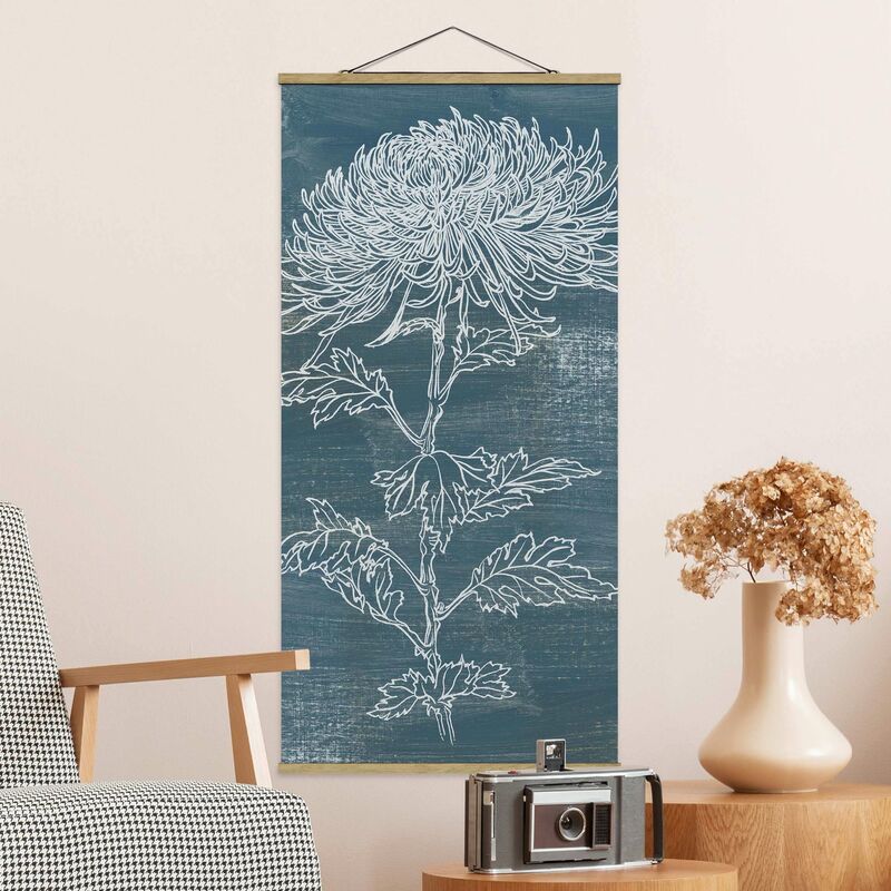 

Imagen de tela - Indigo-Plant II - Alto 2:1 Dimensión LxA: 100cm x 50cm