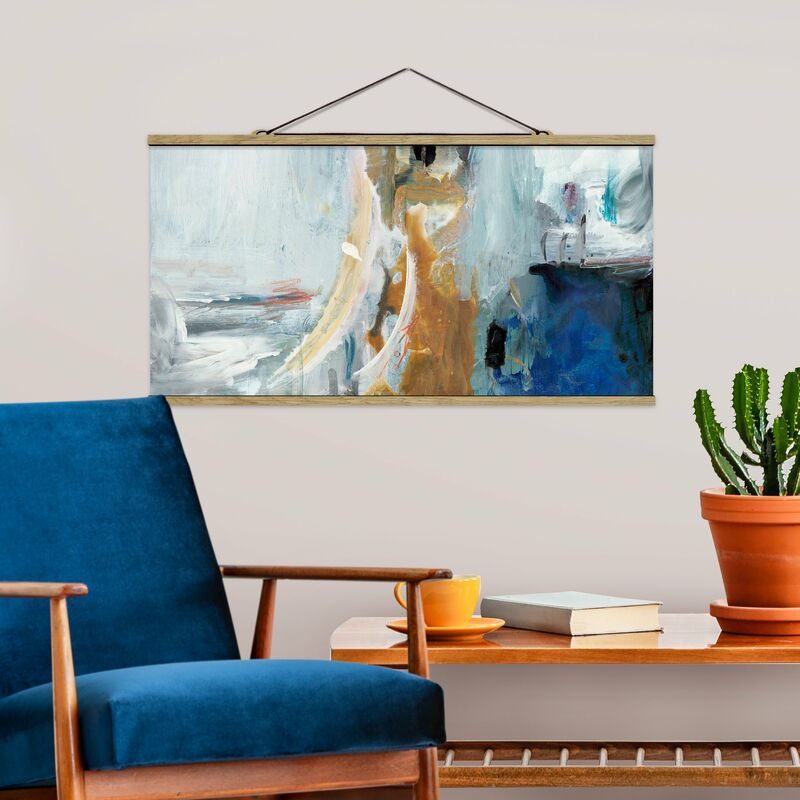 

Imagen de tela - Interplay Abstract I - Apaisado 1:2 Dimensión LxA: 40cm x 80cm