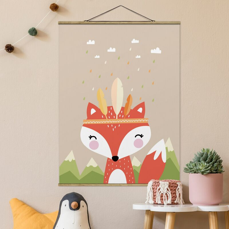 

Imagen de tela - Indians Fox - Alto 4:3 Dimensión LxA: 133.5cm x 100cm