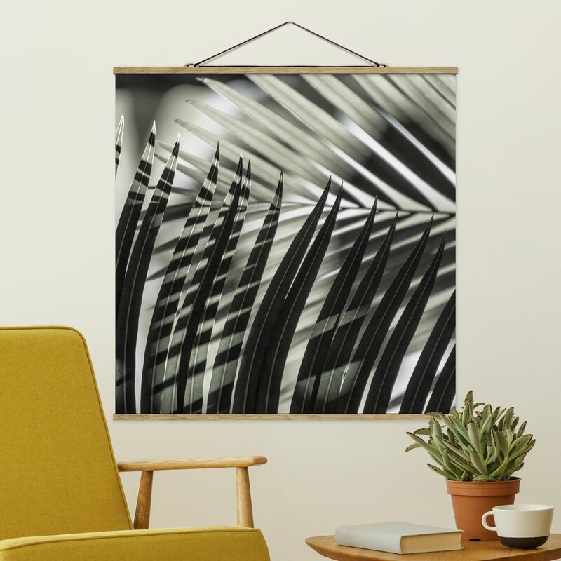 

Imagen de tela - Interplay Of Shaddow And Light On Palm Fronds - Cuadrado 1:1 Dimensión LxA: 100cm x 100cm