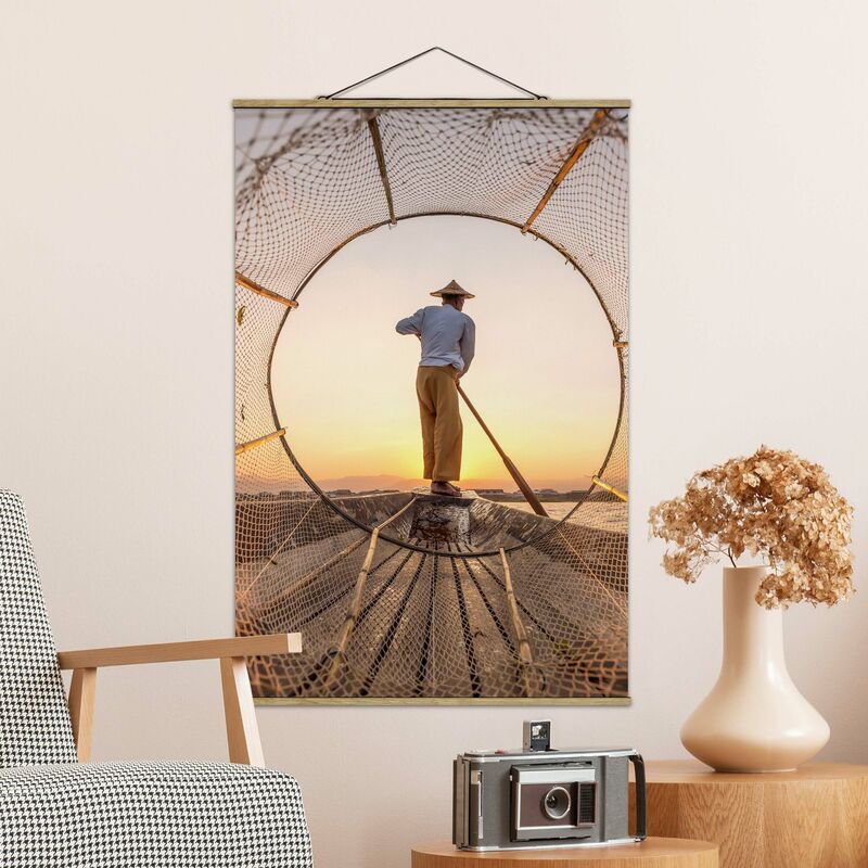 

Imagen de tela - Intha Fischerman In The Morning - Alto 3:2 Dimensión LxA: 75cm x 50cm